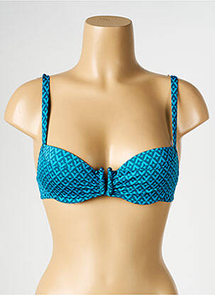 Sutien de costum de baie elasticitate top sutien modelat albastru SIMONE PERELE femeie