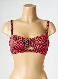 Sutien de costum de baie elasticitate top bentiță roșu SIMONE PERELE femme