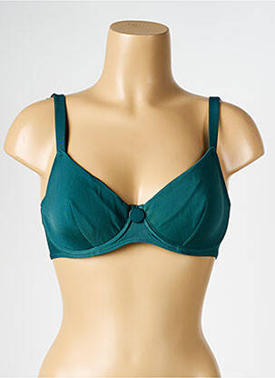 Sutien de costum de baie sutien cupe întregi cu decolteu înalt sutien cupe întregi cu decolteu înalt verde SIMONE PERELE femeie