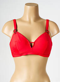 Sutien de costum de baie elasticitate sutien cupe întregi cu decolteu înalt roșu SIMONE PERELE femme