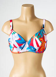 Sutien de costum de baie elasticitate sutien cupe întregi cu decolteu înalt roșu SIMONE PERELE femme