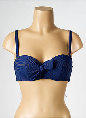 Sutien de costum de baie elasticitate top sutien modelat albastru SIMONE PERELE femeie
