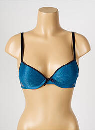 Sutien efect material satinat top sutien push-up verde PASSIONATA femme