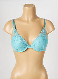 Sutien efect material satinat top sutien push-up verde PASSIONATA femeie