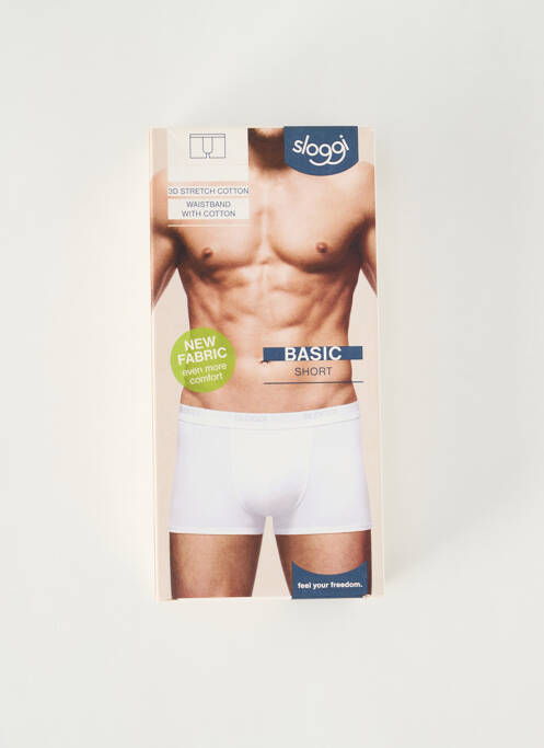 Boxer alb SLOGGI bărbat