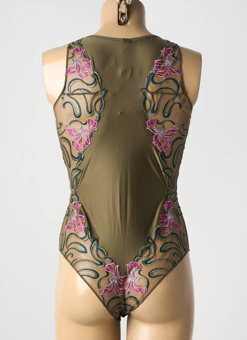 Body de lenjerie verde LOUISA BRACQ femeie