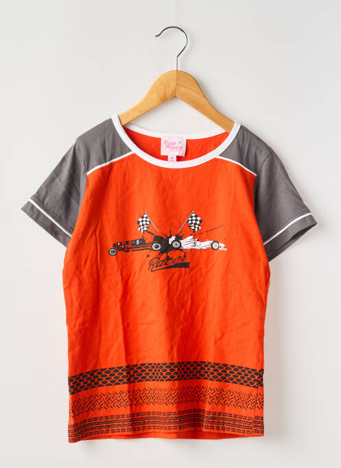 Pijama portocaliu ROSE POMME băiat