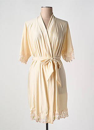 Halat de casă bej LOUISA BRACQ femeie