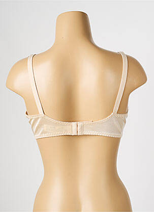 Sutien efect material satinat sutien cupe întregi cu decolteu înalt bej TRIUMPH femeie
