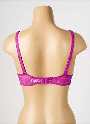 Sutien efect material satinat top sutien modelat roz SIMONE PERELE femeie