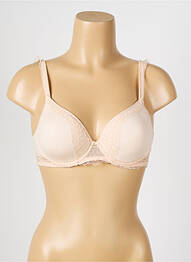 Sutien efect material satinat top sutien modelat roz SIMONE PERELE femeie