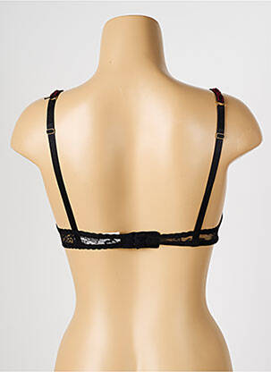 Sutien efect material satinat top sutien push-up negru AUBADE femeie