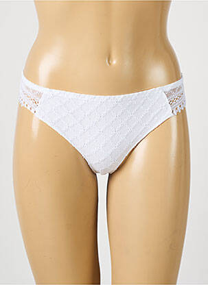 Tanga broderie alb LOUISA BRACQ femeie