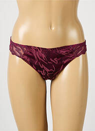 Tanga broderie roșu LOUISA BRACQ femme