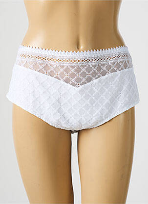 Shorty broderie alb LOUISA BRACQ femeie