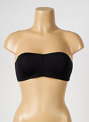 Sutien efect material satinat top bentiță negru PASSIONATA femeie