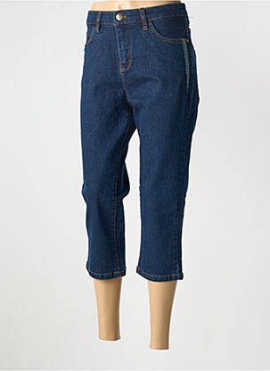 Pantalon trei sferturi albastru închis SHEEGO femeie