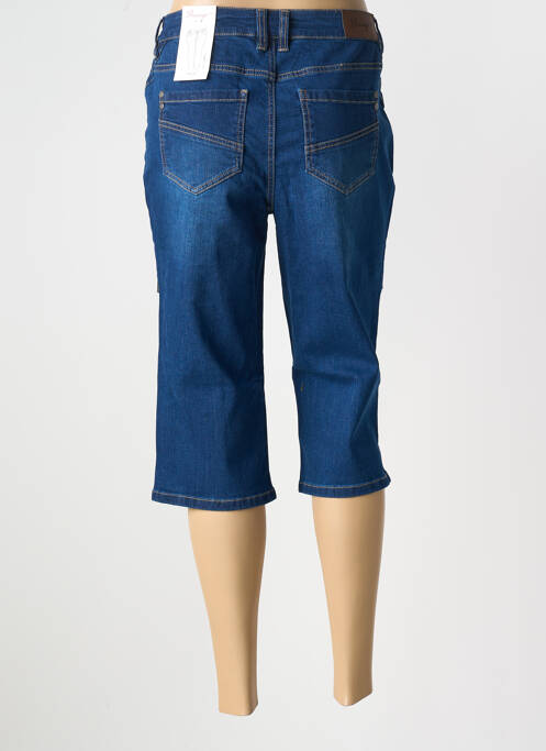 Pantalon trei sferturi albastru închis SHEEGO femeie