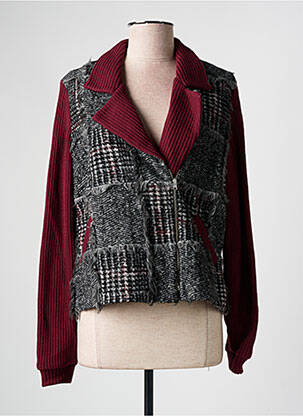 Jachete casual guler tip costum gri MERI & ESCA femeie