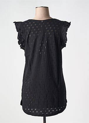 Tricou croială dreaptă mâneci scurte negru SHEEGO femeie