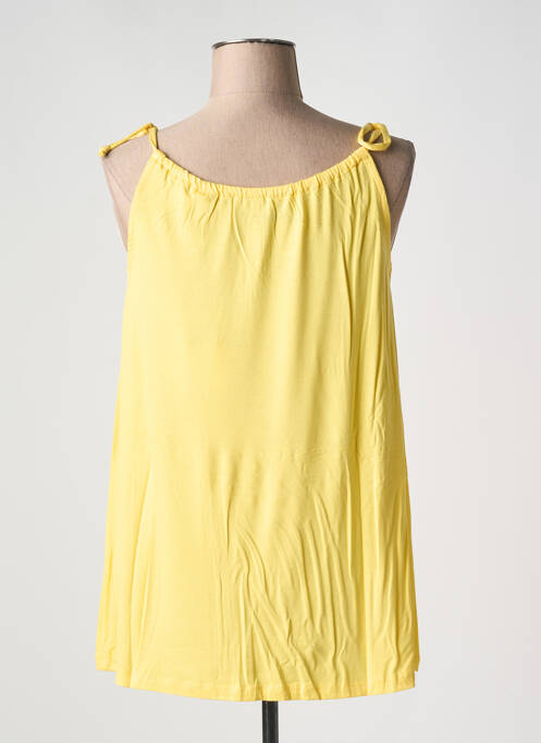 Maiou croială dreaptă fără mâneci galben SHEEGO femme