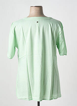 Tricou croială dreaptă mâneci scurte verde SHEEGO femeie