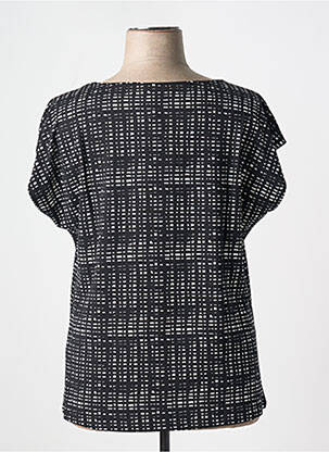 Tricou croială dreaptă mâneci scurte negru SHEEGO femeie