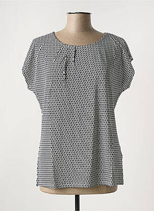 Tricou croială dreaptă mâneci scurte negru SHEEGO femeie