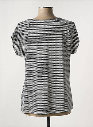 Tricou croială dreaptă mâneci scurte negru SHEEGO femeie