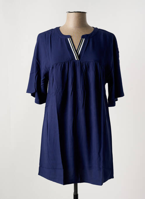 Tunică mâneci scurte albastru SHEEGO femeie