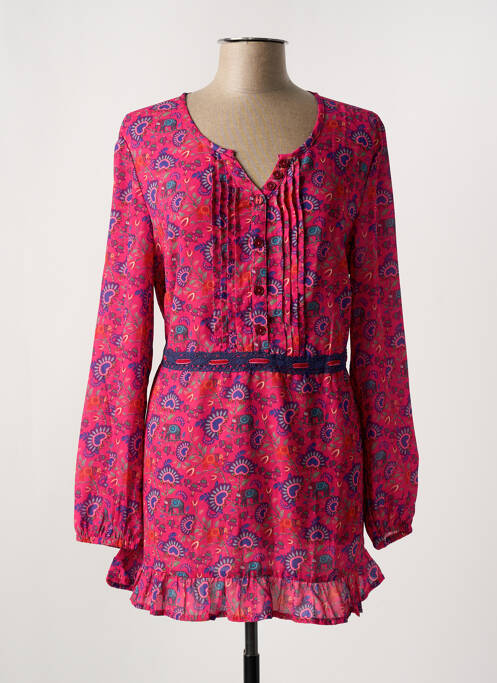 Tunică mâneci lungi roz SHEEGO femeie