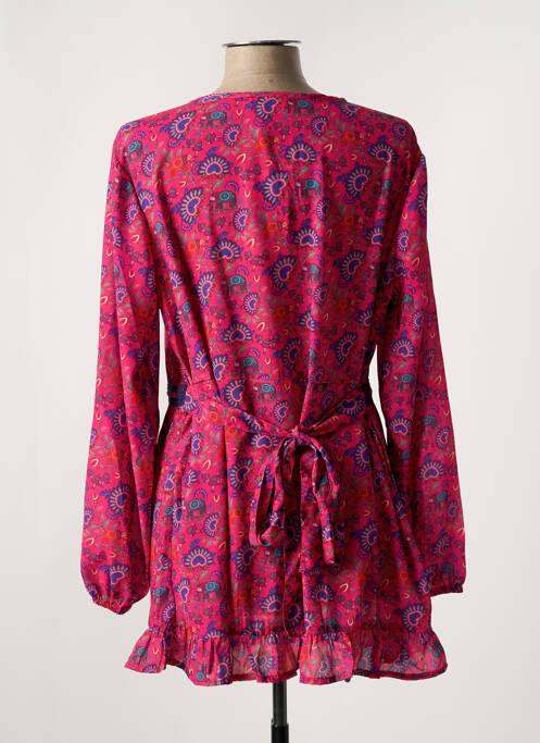 Tunică mâneci lungi roz SHEEGO femeie