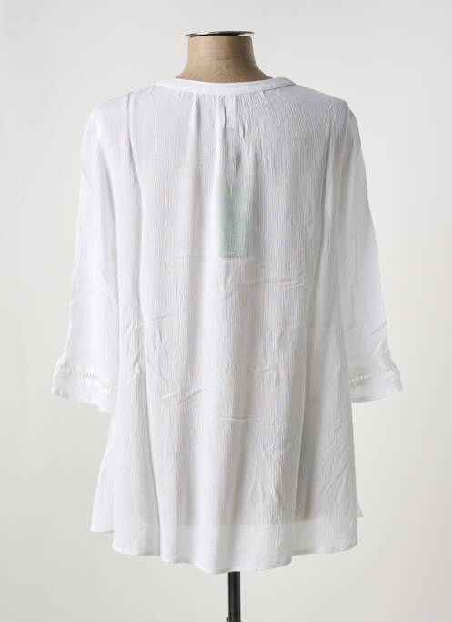 Tunică mâneci lungi alb SHEEGO femeie