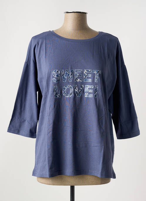 Top albastru SHEEGO femeie