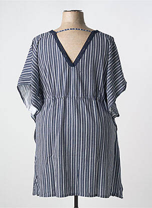 Rochie de plajă croială cambrată albastru SHEEGO femeie