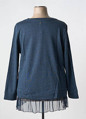 Top țesătură jersey mâneci lungi albastru SHEEGO femeie
