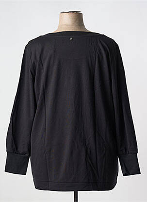 Top elasticitate mâneci lungi negru SHEEGO femeie
