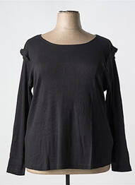 Tricou mâneci lungi mâneci lungi negru SHEEGO femme