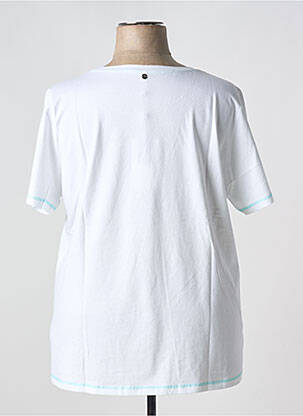 Tricou croială dreaptă mâneci scurte alb SHEEGO femeie