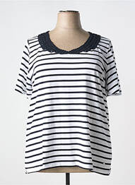 Tricou croială dreaptă mâneci scurte negru SHEEGO femme