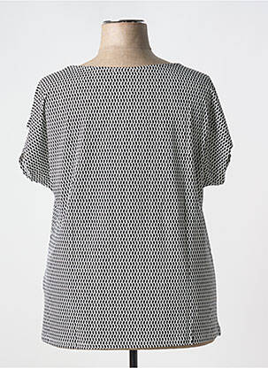 Tricou croială dreaptă mâneci scurte alb SHEEGO femeie