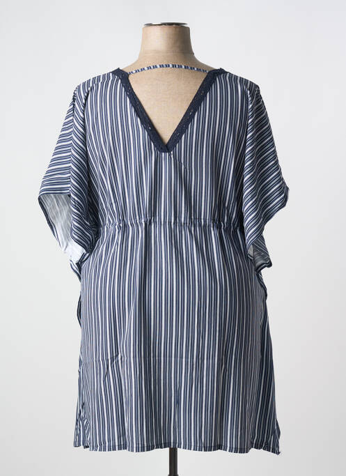 Rochie de plajă croială cambrată albastru SHEEGO femme