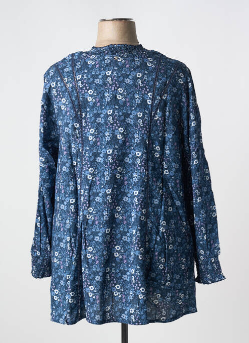 Tunică mâneci lungi albastru SHEEGO femeie