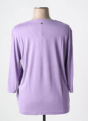 Tricou mâneci 3/4 mâneci 3/4 violet SHEEGO femeie
