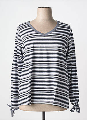 Tricou mâneci lungi mâneci lungi gri SHEEGO femeie