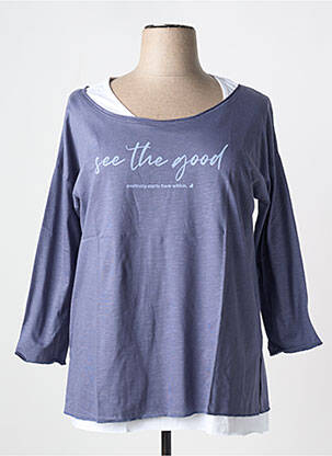 Tricou albastru SHEEGO femeie