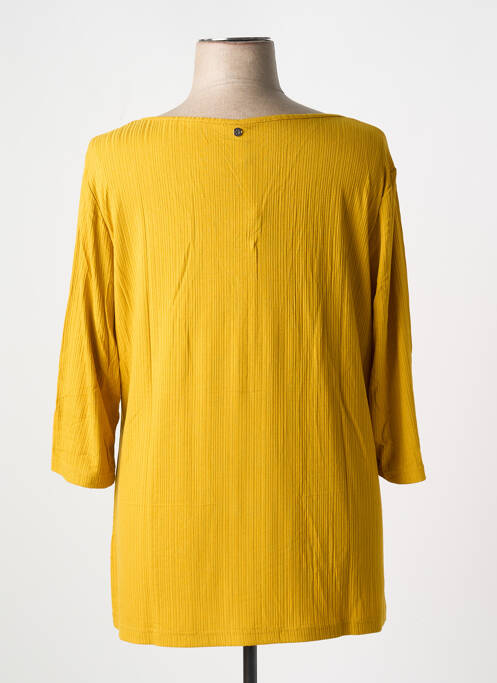 Tricou mâneci 3/4 mâneci 3/4 galben SHEEGO femme