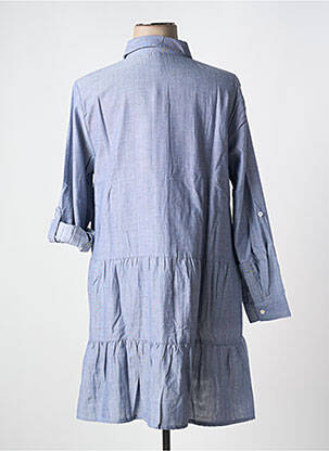 Rochie midi mâneci lungi mâneci lungi albastru SHEEGO femeie