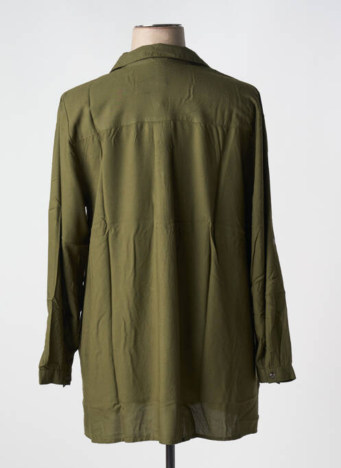 Tunică mâneci lungi verde SHEEGO femeie