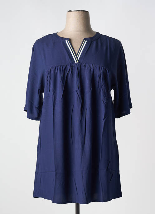 Tunică mâneci scurte albastru SHEEGO femeie